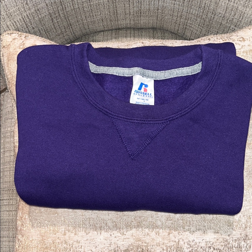 Russell Athletic Men's Deep Purple Crewneck Sweater